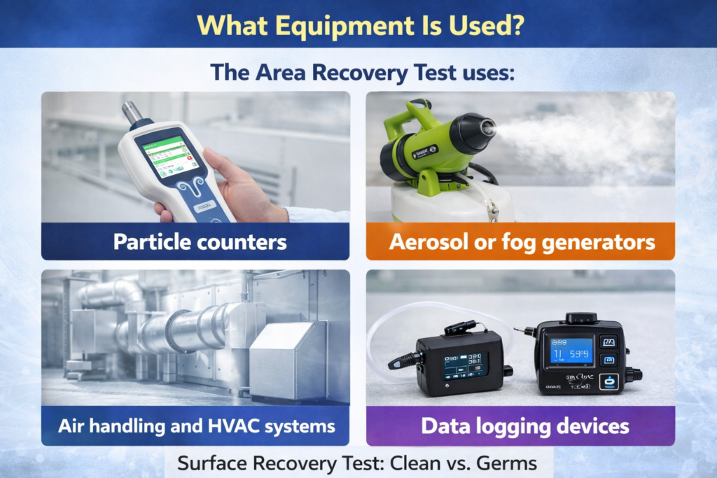 Area Recovery Test Equipment Set-up
