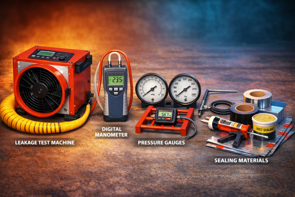 Equipment of Duct Leakage Test