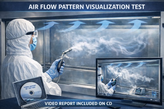 AIR FLOW PATTERN VISUALIZATION TEST